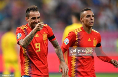 Romania 1-2 Spain: Moreno off to winning start