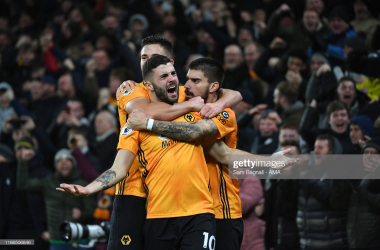 Wolves 2-0
West Ham: Wolves jump to 5th