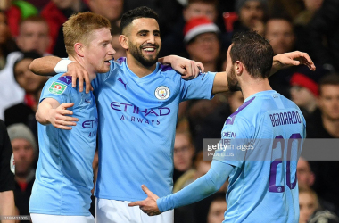 Manchester United 1-3 Manchester City: Men against boys as City dominate in the 1st leg of the Carabao Cup semifinals