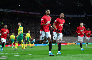 Manchester United 4-0 Norwich City: Red Devils sweep aside the Canaries at Old Trafford