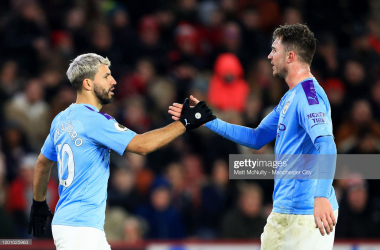 Sheffield United 0-1 Manchester City: Substitute Aguero scores to clinch three points