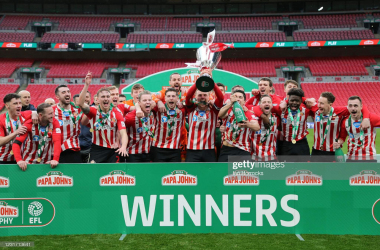 Sunderland 1-0 Tranmere Rovers: Black Cats end Wembley hoodoo with Papa John's Trophy Final victory