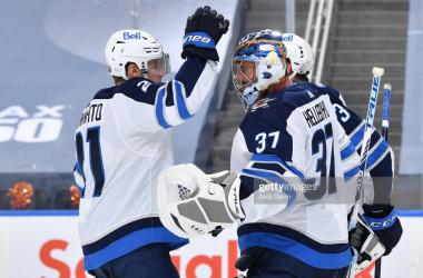 2021 Stanley Cup playoffs: Hellebuyck leads Jets past Oilers in Game 1 on 28th birthday