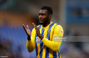 Ex-Shrewsbury defender Aaron Pierre is one of three late deadline day signings for Wimbledon&nbsp;&nbsp;(Photo by James Baylis - AMA/Getty Images)