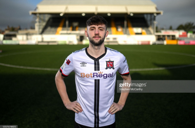 Joe Adams poses as the latest signing for Dundalk.&nbsp;Photo By Stephen McCarthy/Sportsfile via Getty Images.&nbsp;