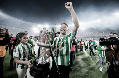 Joaquín con la Copa del Rey en la final del 2019 | Fuente: Getty Images