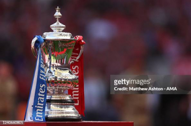 The shiny accolade of the FA Cup glimers in the sunlight at Wembley Stadium as the competition reaches the dramtic finale&nbsp;