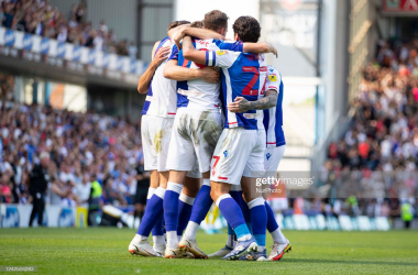 <span style="color: rgb(8, 8, 8); font-family: Lato, sans-serif; font-size: 14px; font-style: normal; text-align: start; background-color: rgb(255, 255, 255);">Blackburn Rovers celebrate Ben Brereton Diaz (22) of Blackburn Rovers making it 1-0 during the Sky Bet Championship match between Blackburn Rovers and West Bromwich Albion at Ewood Park, Blackburn on Sunday 14th August 2022. (Photo by Mike Morese/MI News/NurPhoto via Getty Images)</span>