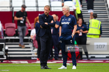 Graham Potter and David Moyes look ahead to 'tough game' between London rivals