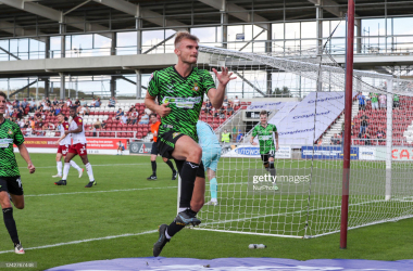 George Miller grabbed the winner for Doncaster when the teams met earlier in the season. Miller scored a penalty as they won 1-0 at Sixfields back in August.<div><br><div>Photo by: NurPhoto/Getty Images.</div></div>