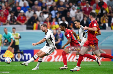 Fullkrug equalised for Germany after coming off the bench (Getty)