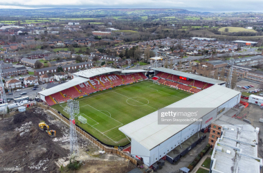York travel to the Racecourse Ground this weekend&nbsp;(Photo by Simon Stacpoole/Offside/Offside via Getty Images)