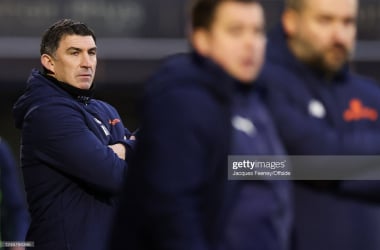 Southend boss Kevin Maher watches on as Southend claim all three points against a York City side on freefall&nbsp;(Photo by Jacques Feeney/Offside/Offside via Getty Images)