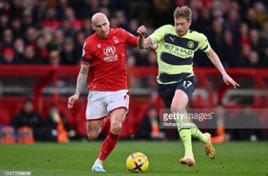 Nottingham Forest 1-1 Manchester City: Champions held by spirited Reds