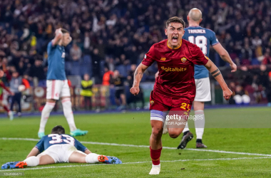 Paulo Dybala rescued Roma at the death as they looked to be heading out. (Photo by Andre Weening/BSR Agency/Getty Images)