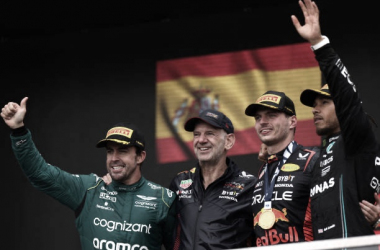 Verstappen iguala el número de victorias de Senna y Alonso repite podio