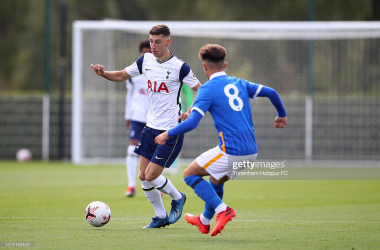 Jack Roles in action for former club Tottenham Hotspur in the Premier League 2&nbsp;(Photo by Tottenham Hotspur FC/Tottenham Hotspur FC via Getty Images)