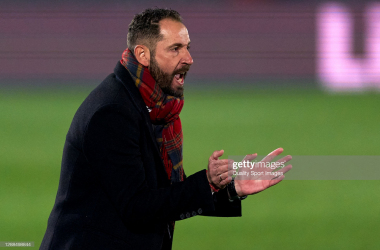 Pablo Machín: "Somos un equipo ambicioso, dejamos todo en el terreno de juego"