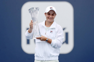 WTA Miami: Ashleigh Barty retains title after Bianca Andreescu retires
