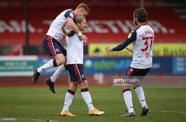 Crawley Town 1-4 Bolton Wanderers: Bolton secure promotion with final day thrashing of Crawley