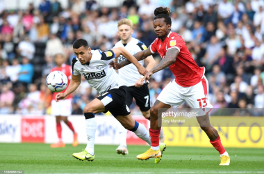 Derby County 1-1 Nottingham Forest: Johnson equalizer earns point for Reds in East Midlands Derby