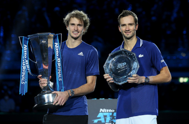 The two players who contested last year's Year-End Finals are favorites to meet again for the Australian Open (Giampiero Sposito/Getty Images)