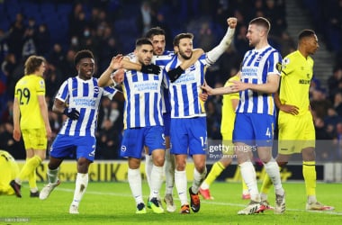 Brighton & Hove Albion 2-0 Brentford: Seagulls sting Bees to snap winless run