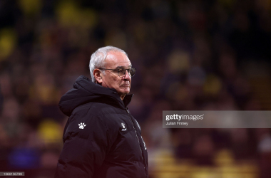 Claudio Ranieri watches on as his side were dismantled at home to Norwich City