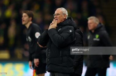 Claudio Ranieri looks on in what could be his final game in charge of Watford
