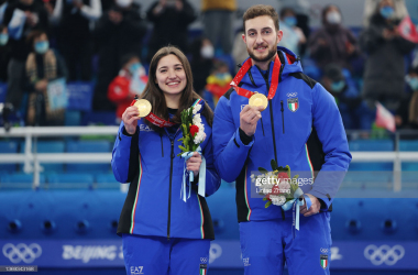 2022 Winter Olympics: Italy wins historic gold in mixed doubles curling