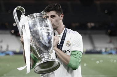 Courtois, un muro blanco