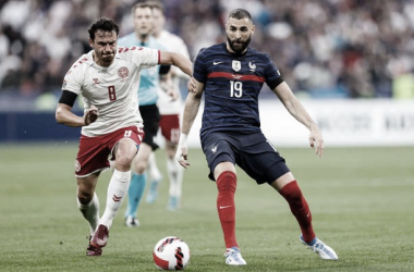 Resumen Dinamarca vs Francia en la UEFA Nations League 2022 (2-0) 