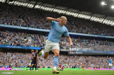 Man City 4-2 Crystal Palace: Erling Haaland hat-trick saves City's blushes