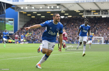 Neal Maupay scored Everton's goal against West Ham (Getty Images)