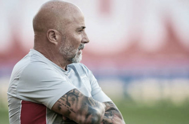 Sampaoli: "El equipo cuenta con pocos efectivos para este partido"