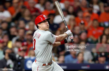 Realmuto connects for the game-winning home run in Game 1/Photo: Sean M. Haffey/Getty Images