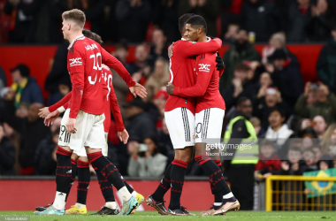 Manchester United 3-0 Charlton: Late Rashford double helps seal semi-final spot