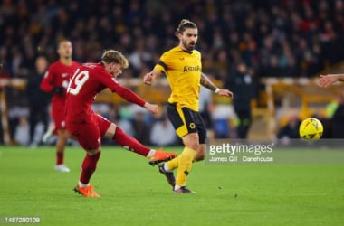 Harvey Elliott's long range effort decides the FA Cup third-round replay at Molineux (Photo by James Gill- Danehouse/GETTY Images)