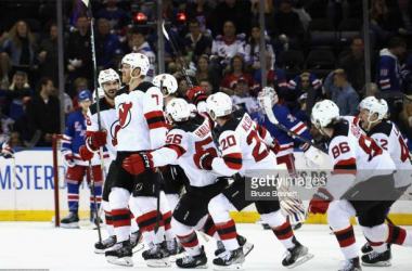 2023 Stanley Cup Playoffs: Hamilton settles tense Game 3 for Devils in overtime win over Rangers