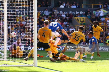 Wolves 1-1 Everton: Mina's late equaliser earns precious point for Everton
