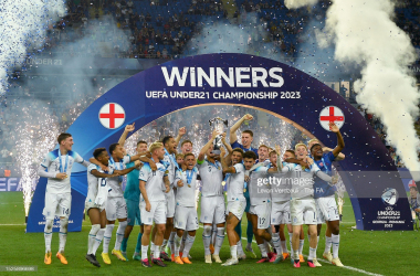 England U21 1-0 Spain U21: Jones goal and late Trafford penalty save secure enthralling Euros triumph for Young Lions 
