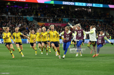 Sweden (5)0-0(4) USA: Reigning champions eliminated in penalty shootout drama