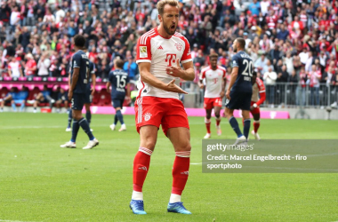 Harry Kane celebrates hattrick against VfL Bochum last weekend&nbsp;<span style="color: rgb(8, 8, 8); font-family: Lato, sans-serif; font-size: 14px; font-style: normal; text-align: start; background-color: rgb(255, 255, 255);">&nbsp;(Photo by Marcel Engelbrecht - firo sportphoto/Getty Images)</span>