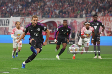 Harry Kane scores a penalty to spark Bayern Munich's comeback&nbsp;<span style="color: rgb(8, 8, 8); font-family: Lato, sans-serif; font-size: 14px; font-style: normal; text-align: start; background-color: rgb(255, 255, 255);">(Photo by Alexander Hassenstein/Getty Images)</span>