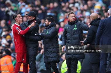 Nunez held back after confronting Guardiola following draw