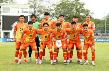 Highlights and goals of Bhutan 0-2 Sri Lanka in Friendly Match