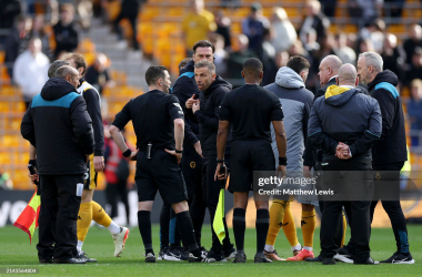 Gary O'Neil has called the referee's decision to disallow Wolves' stoppage time equaliser 'scandalous'