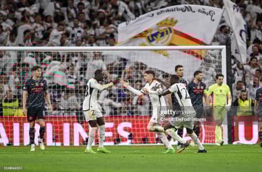 Federico Valverde against Man City. (Photo by Harry Langer/DeFodi Images via Getty Images)