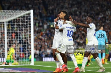 Leeds United 4-0 Norwich City (4-0 agg.): The Whites march on to Wembley