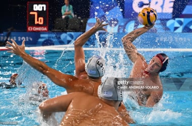 United States fall short in tight battle against Greece in Men's Water Polo